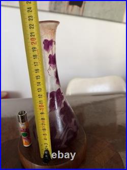 Vase signé Legras Dégagé À L'acide