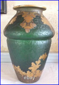Vase signé Montjoye art nouveau