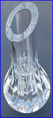 Vase soliflore 24 cm Baccarat modèle Annick cristal étiquette estampille c. 1977
