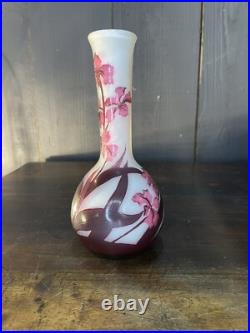 Vase soliflore Attribué à Legras