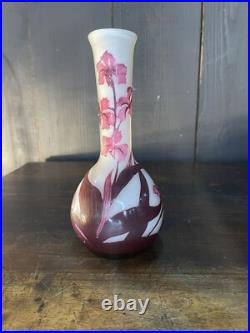 Vase soliflore Attribué à Legras
