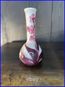 Vase soliflore Attribué à Legras