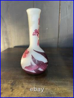 Vase soliflore Attribué à Legras