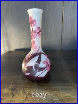 Vase soliflore Attribué à Legras