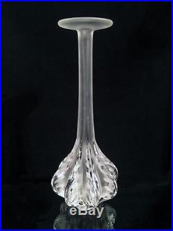 Vase soliflore Lalique Modèle Marie Claude 34,5 cm