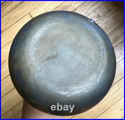 Vase soliflore boule pâte de verre Art Nouveau Delatte Nancy