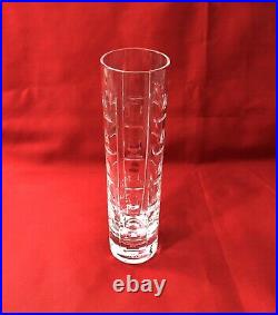 Vase soliflore en cristal signé BACCARAT modèle EQUINOXE 20 cm Fleurs Déco TBE