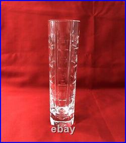 Vase soliflore en cristal signé BACCARAT modèle EQUINOXE 20 cm Fleurs Déco TBE