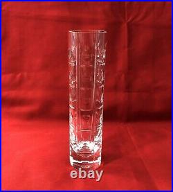 Vase soliflore en cristal signé BACCARAT modèle EQUINOXE 20 cm Fleurs Déco TBE