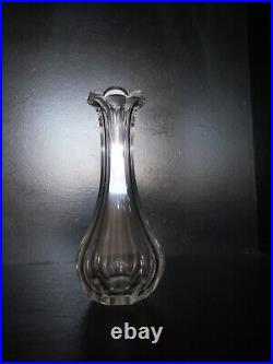 Vase soliflore en cristal taillé Baccarat Malmaison