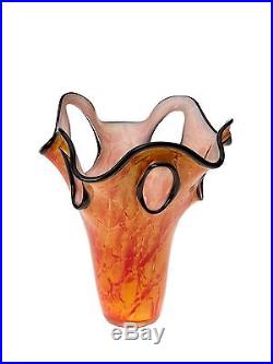 Vase style ancien style verre de Murano 31 cm 3 kg