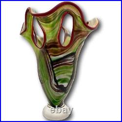 Vase style ancien style verre de Murano 40cm 5kg