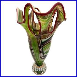 Vase style ancien style verre de Murano 40cm 5kg