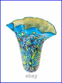 Vase style ancien style verre de Murano 42 cm 6 kg