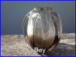 Vase verre Schneider d'époque Art Deco