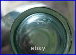 Vase verre émaillé style Persan attribué APPERT & IMBERTON Era Legras Gallé