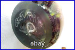 Vase verre soufflé Biot 1995, 20cm