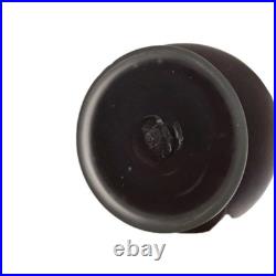 Vase vintage 1960 en pâte de verre. Tulipiers décor feuille fleur orchidée