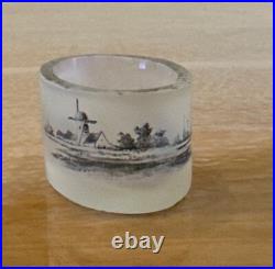 Vases miniature DAUM NANCY de forme ovale