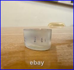 Vases miniature DAUM NANCY de forme ovale