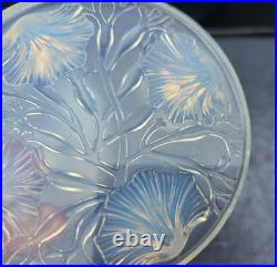 Verlys Plateau Coupelles Verre Opalescent Art Deco 1930 Tray Glass