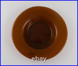 Verre d'art suédois. Douze assiettes profondes en verre d'art soufflé à la bo