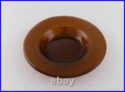 Verre d'art suédois. Douze assiettes profondes en verre d'art soufflé à la bo