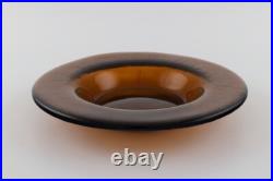 Verre d'art suédois. Douze assiettes profondes en verre d'art soufflé à la bo