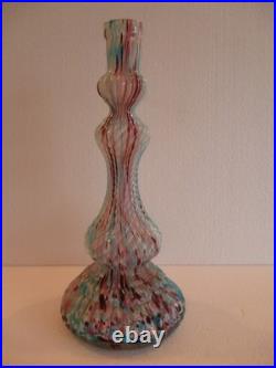 Verreries De Clichy Soliflore De 27 CM Ou Bougeoir Pour Bougies De 25 MM Tbe