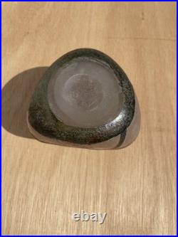Vers 1900 Vase En Pte De Verre Dégagé À L'acide Signé Legras (1839-1916)